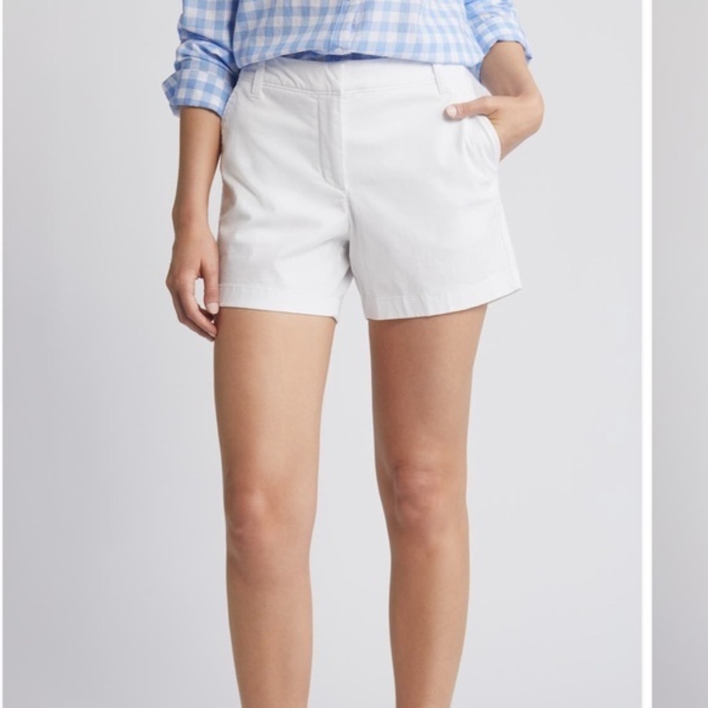Caslon white chino shorts, Sz. 10